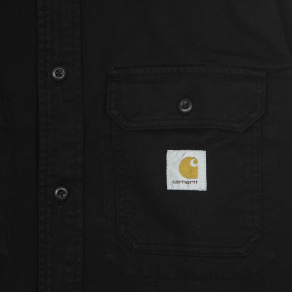 CARHARTT WIP RENO SHIRT JAC BLACK GRAMDY GIACCA