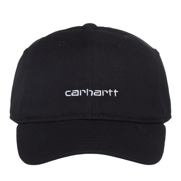 CARHARTT WIP CANVAS SCRIPT BLACK/WHITE CAPPELLO