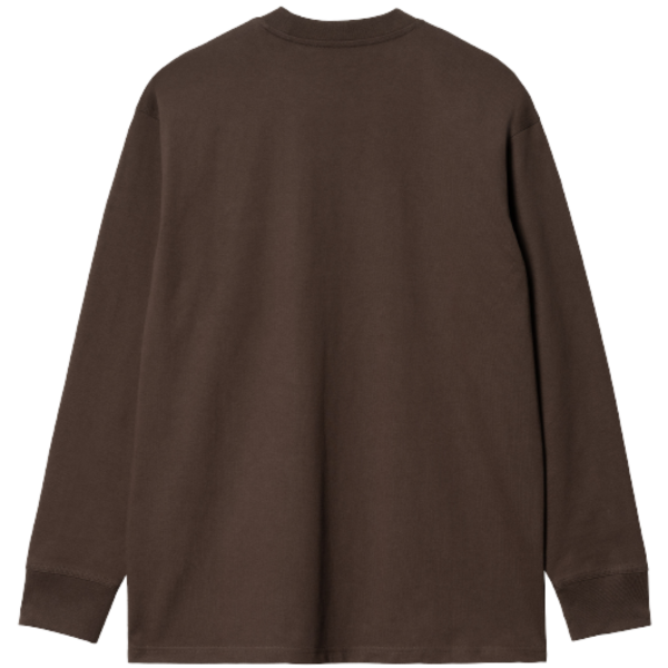 CARHARTT WIP L/S AMERICAN SCRIPT BUCKEYE T-SHIRT