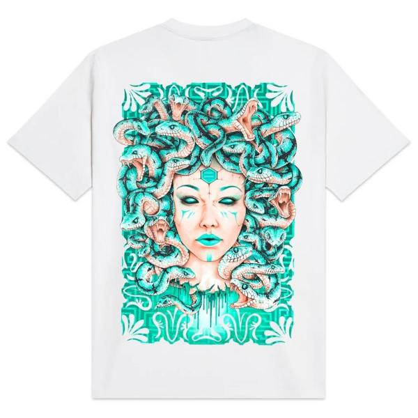 DOLLY NOIRE MEDUSA WHITE T-SHIRT