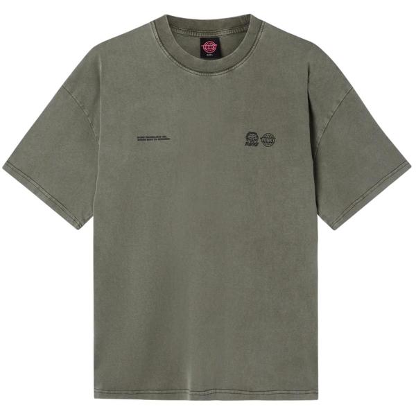 FUNKY PREISTORIA KHAKI WASHED OUT T-SHIRT