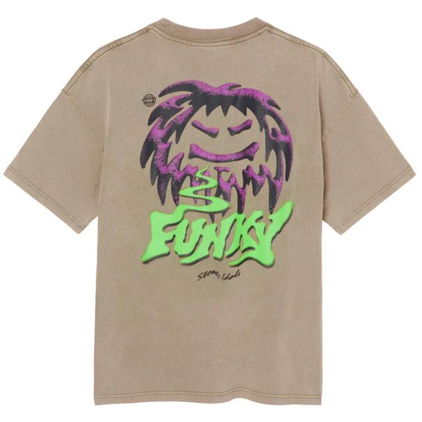 FUNKY STONER IDOLS WASHED SAND T-SHIRT