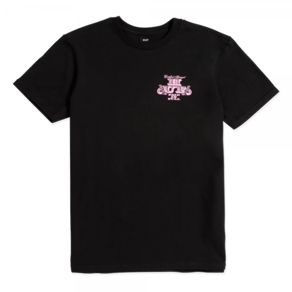 HUF PAID IN FULL BLACK T-SHIRT