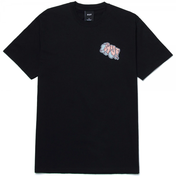 HUF QUAKE TRIPLE TRIANGLE BLACK T-SHIRT