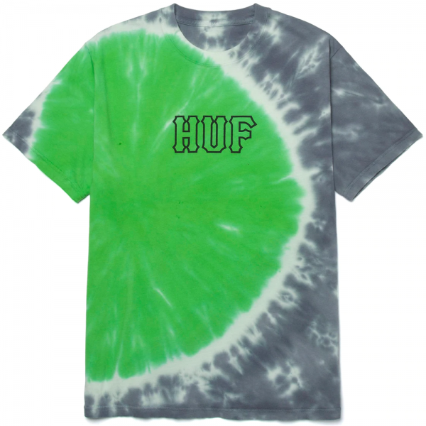 HUF SF DYE TIEDYE HUF GREEN T-SHIRT