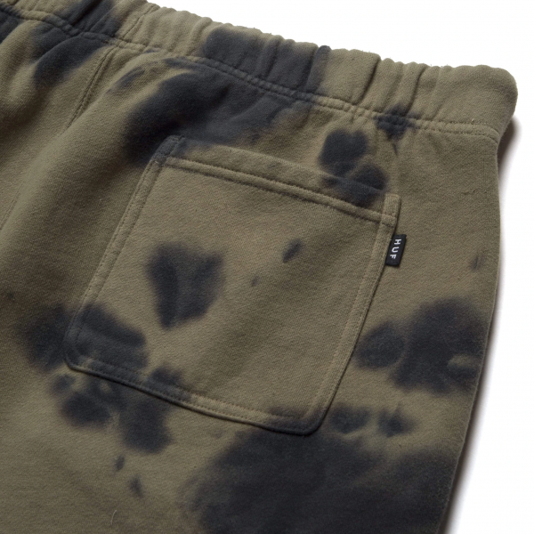 HUF IN BLOOM FLEECE PANT OLIVE PANTALONI