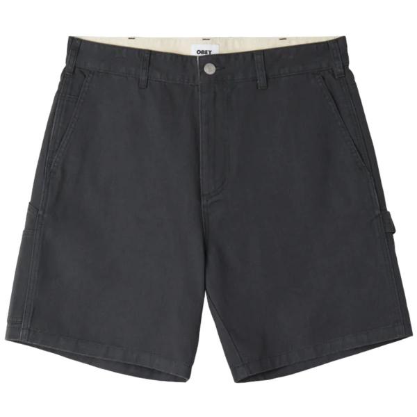 OBEY BIG TIMER CARPENTER BLACK SHORTS