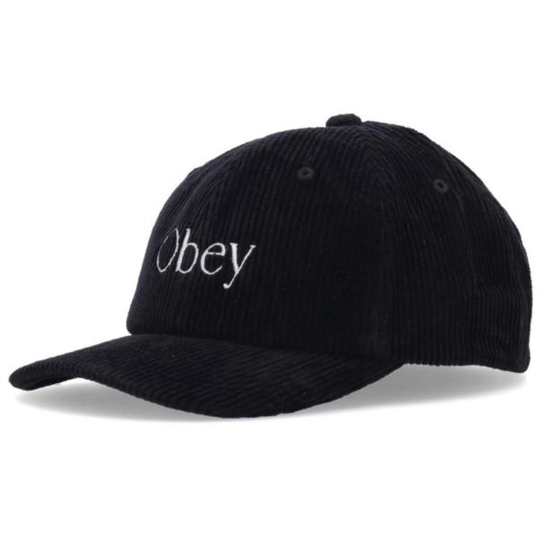 OBEY ELLIS 6 PANEL STRAPBACK BLACK CAPPELLO