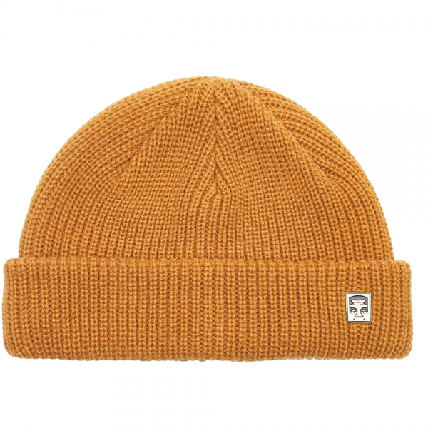 OBEY MICRO BEANIE SATIN BRASS CAPPELLO