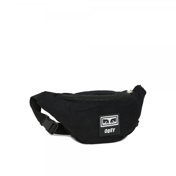 OBEY WASTED BLACK TWILL MARSUPIO