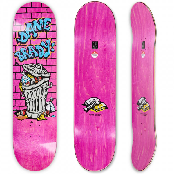 POLAR CO. 8.25 TRASH CAN TAVOLA SKATEBOARD