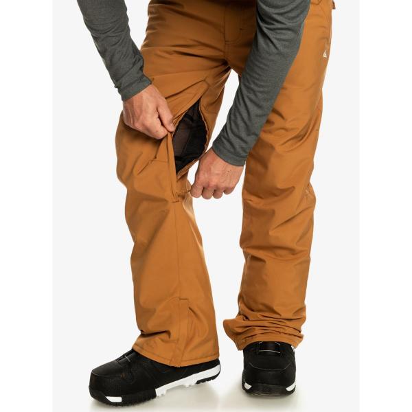 QUIKSILVER ESTATE BONE BROWN PANTALONI SNOWBOARD