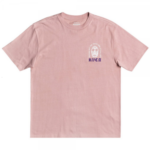 RVCA CHAOS PALE MAUVE T-SHIRT