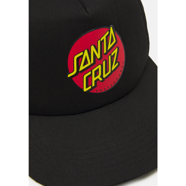 SANTA CRUZ CLASSIC DOT SNAPBACK BLACK CAPPELLO