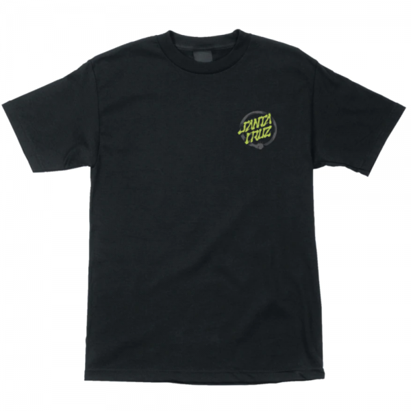 SANTA CRUZ MAKO DOT BLACK T-SHIRT 