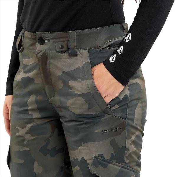 VOLCOM BRIDGER INS CLOUDWASH CAMO PANTALONI SNOWBOARD DONNA