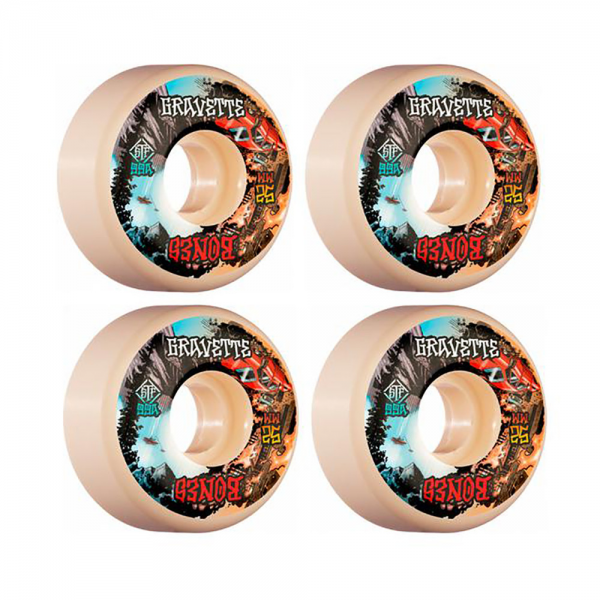 BONES WHEELS GRAVETTE HEAVEN & HELL V2 STF 53mm 99A RUOTE SKATEBOARDS