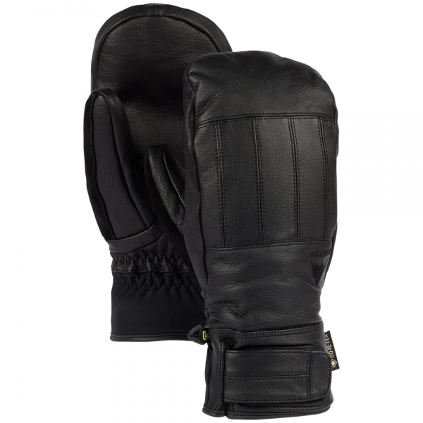 BURTON GONDY GORE LEATHER GLOVE TRUE BLACK GUANTI SNOWBOARD