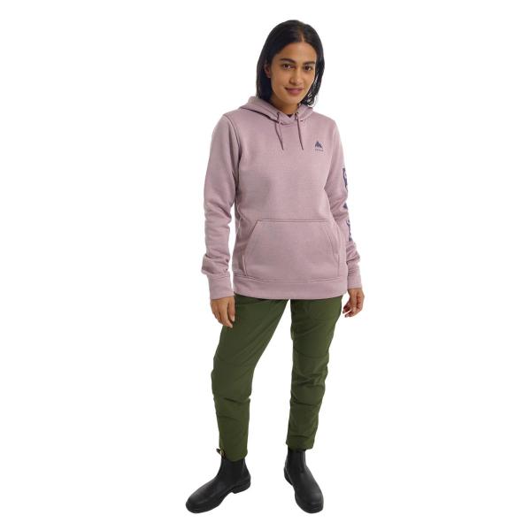 BURTON OAK ELDERBERRY HEATHER FELPA SNOWBOARD DONNA