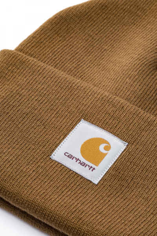 CARHARTT WIP ACRYLIC WATCH HAT HAMILTON BROWN CAPPELLO