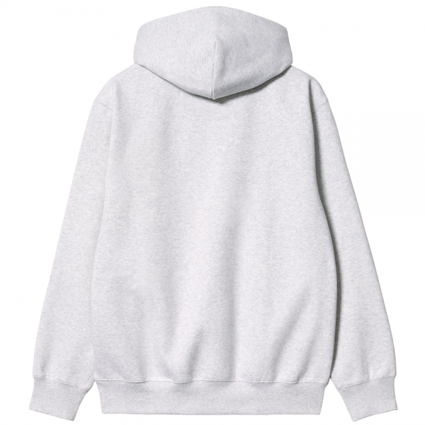 CARHARTT WIP SWEAT ASH HEATHER/ROCKET FELPA