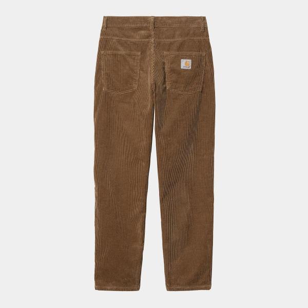 CARHARTT WIP NEWEL CORD TAMARIND (RINSED) PANTALONI