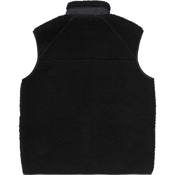 CARHARTT WIP PRENTIS VEST LINER BLACK/BLACK SMANICATO