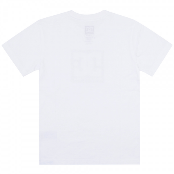 DC SQUARE STAR FILL WHITE/ELEPHANT T-SHIRT BAMBINO