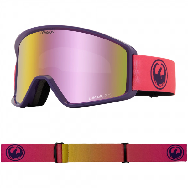 DRAGON DX3 OTG FADE PINK LITE/PINK ION MASCHERA SNOWBOARD BAMBINO