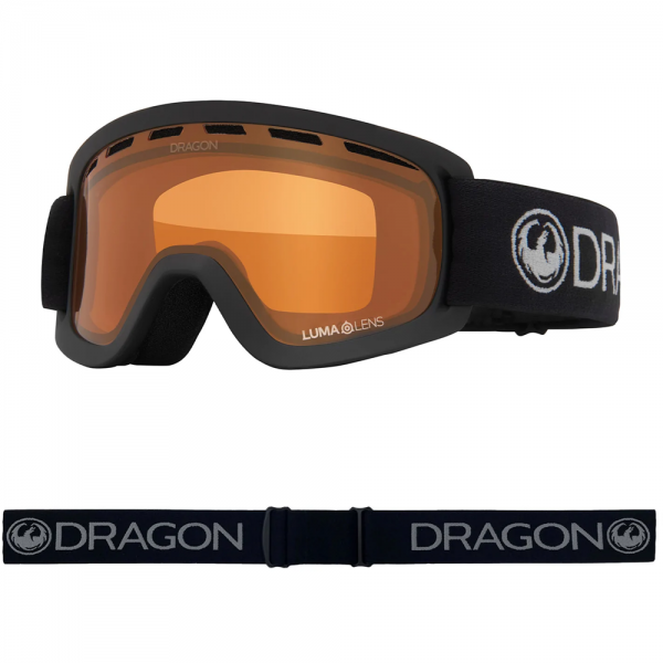 DRAGON LIL D CHARCOAL/LL AMBER MASCHERA SNOWBOARD BAMBINO