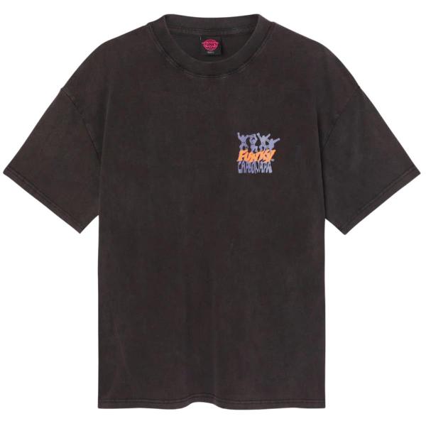 FUNKY CULT WASHED BLACK T-SHIRT