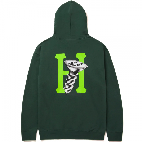 HUF HARDWARE FOREST GREEN FELPA