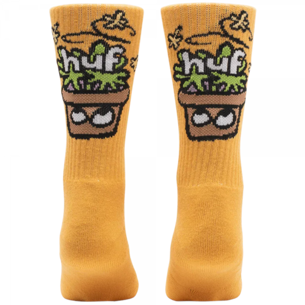 HUF POT HEAD CREW GOLD CALZINI