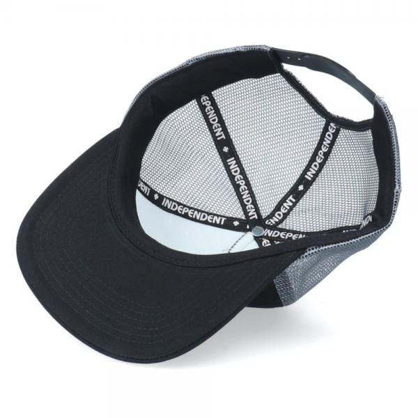 INDEPENDENT ITC CURB MESH BACK BLACK/GREY CAPPELLO