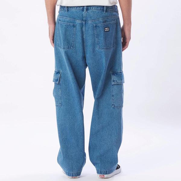 OBEY BIG WIG CARGO DENIM PANT LIGHT INDIGO