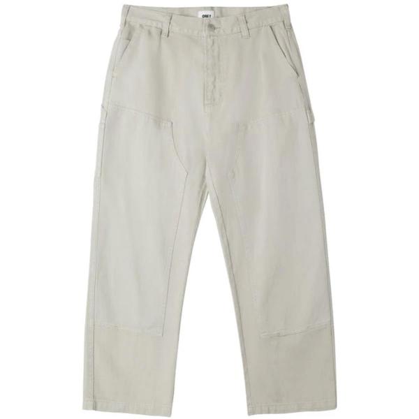 OBEY BIGWIG DENIM CARPENTER SILVER GREY PANTALONI