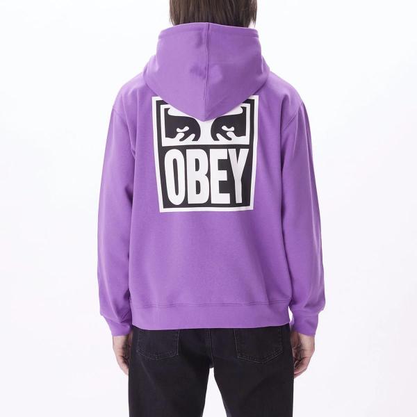 OBEY EYES ICON HOOD PASSION FLOWER FELPA