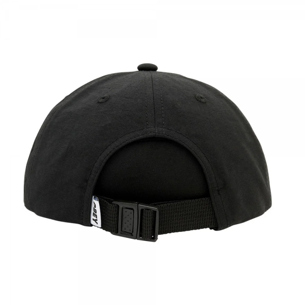 OBEY LOWER CASE TECH 6 PANEL STRAPBACK BLACK CAPPELLO