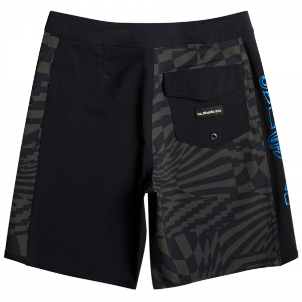 QUIKSILVER BOARDSHORT SURFSILK RADICAL ARCH BLACK 16 COSTUME BAMBINO