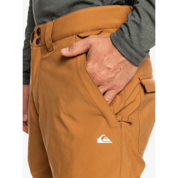 QUIKSILVER ESTATE BONE BROWN PANTALONI SNOWBOARD