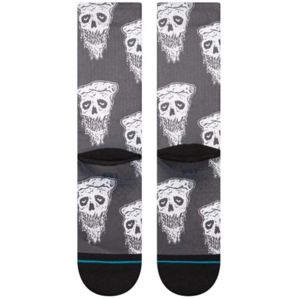 STANCE PIZZA FACE WHITE/BLACK CALZINI