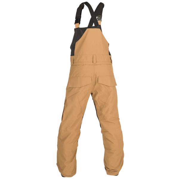 VOLCOM BARKLEY INS BIB OVERALL CARAMEL PANTALONI SNOWBOARD BAMBINO