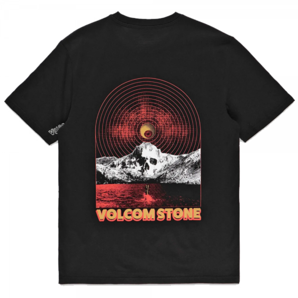 VOLCOM DITHER BASIC BLACK T-SHIRT