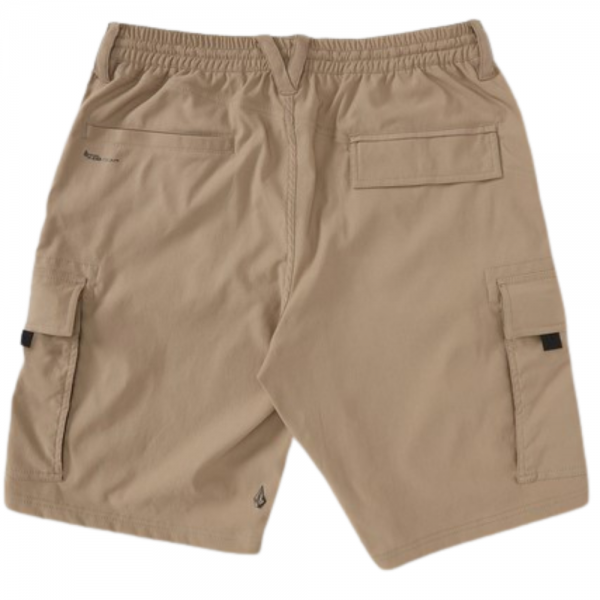 VOLCOM SKATE VITALS CARGO HYBRID 21 KHAKI SHORTS