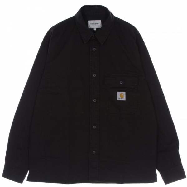 CARHARTT WIP RENO SHIRT JAC BLACK GRAMDY GIACCA