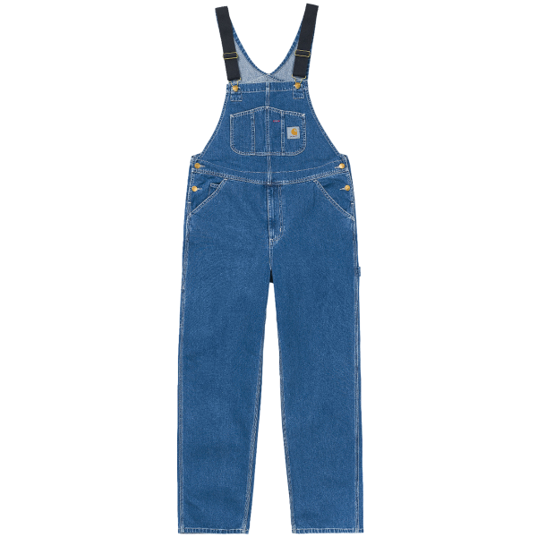 CARHARTT WIP BIB OVERALL BLUE (STONE WASHED)