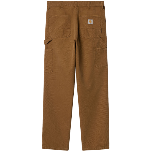 CARHARTT WIP DOUBLE KNEE DEEP H BROWN (AGED CANVAS)