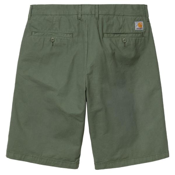 CARHARTT WIP JOHNSON DOLLAR GREEN SHORTS