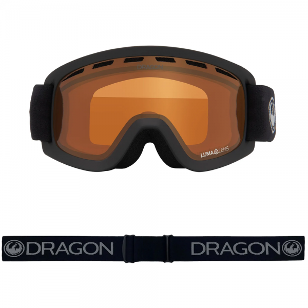 DRAGON LIL D CHARCOAL/LL AMBER MASCHERA SNOWBOARD BAMBINO