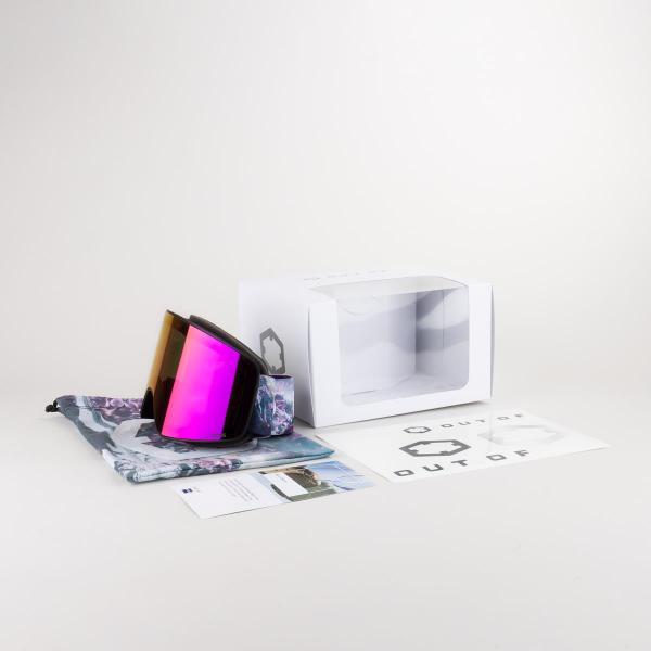 OUT OF VOID LILAC VIOLET MCI MASCHERA SNOWBOARD